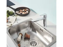 Grohe QuickFix Einhebel-Spültischarmatur Start Edge Chrom< Einhebelmischer