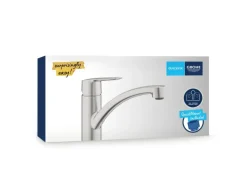 Clearance Grohe QuickFix Spültischarmatur Start mit niedrigem Auslauf Supersteel