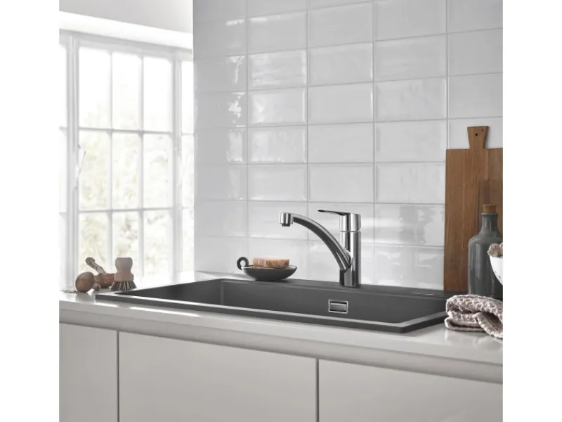 Grohe Einhebelmischer<QuickFix Spültischarmatur Start mit niedrigem Auslauf