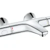 Grohe QuickFix Thermostat-Wannenarmatur Precision Trend Chrom< Einhebelmischer