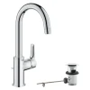 New Grohe QuickFix Waschtischarmatur Einhebelmischer Start Alira Chrom L
