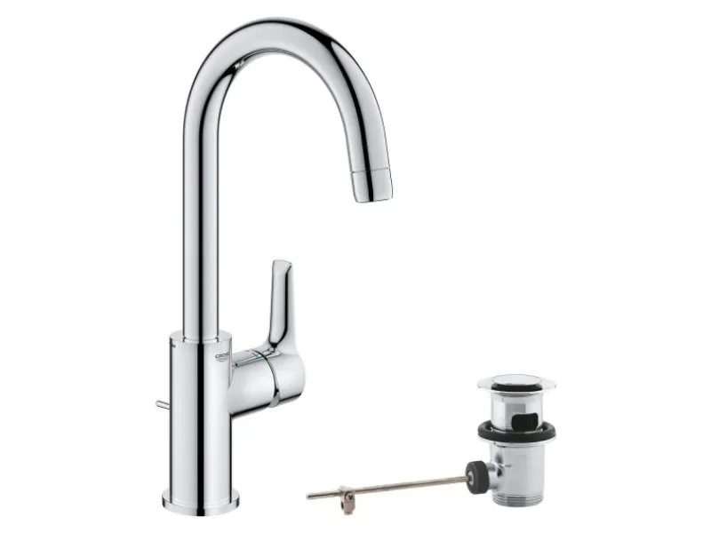 New Grohe QuickFix Waschtischarmatur Einhebelmischer Start Alira Chrom L