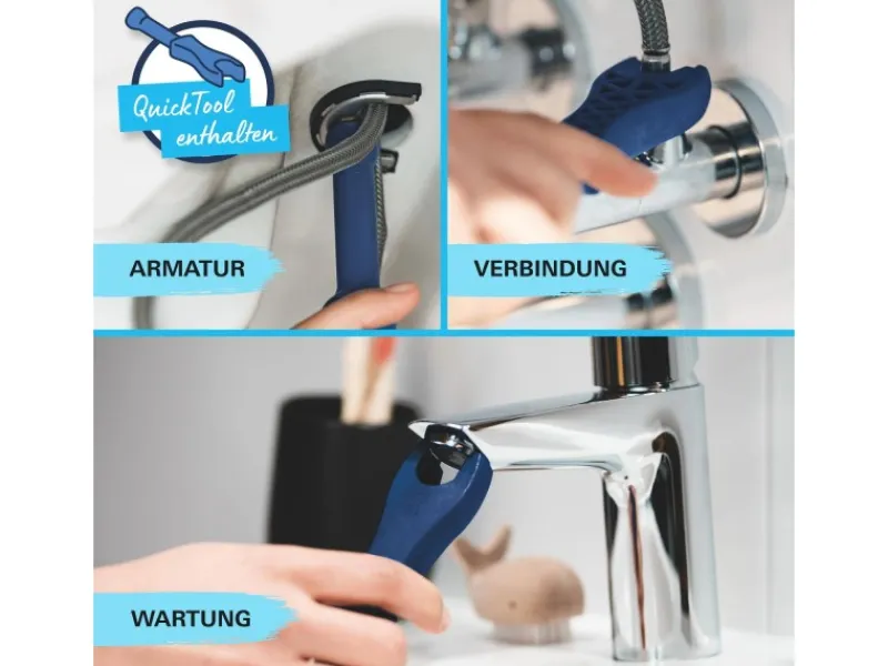New Grohe QuickFix Waschtischarmatur Einhebelmischer Start Alira Chrom L