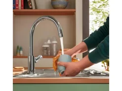 New Grohe QuickFix Waschtischarmatur Einhebelmischer Start Alira Chrom L