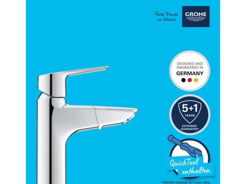 Sale Grohe QuickFix Waschtischarmatur Start M herausziehbarer Auslauf 32 mm (1 1/4")