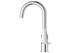 Grohe Einhebelmischer<QuickFix Waschtischarmatur Start Edge L Zugstangen-Ablaufgarnitur 1 1/4"