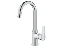 Grohe Einhebelmischer<QuickFix Waschtischarmatur Start Edge L Zugstangen-Ablaufgarnitur 1 1/4"