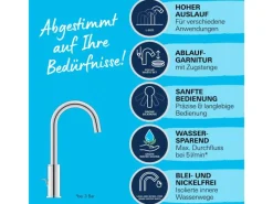 Online Grohe QuickFix Waschtischarmatur Start L-Size Zugstangen-Ablaufgarnitur 1 1/4"