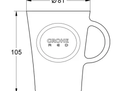 Grohe Teegläser Red 4 Stück< Wassersysteme