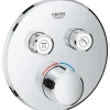 Clearance Grohe Unterputzmischer SmartControl mit 2 Absperrventilen Chrom rund