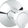 Clearance Grohe UP-Ventil Oberbau Costa Chrom Markierung blau mit Schubrosette