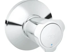 Clearance Grohe UP-Ventil Oberbau Costa Chrom Markierung blau mit Schubrosette