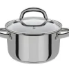 GSW Pfannen<Fleischtopf Montreal mit Glasdeckel 16Cm