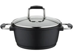 GSW Kochtopf SCALA mit Glasdeckel 28Cm< Pfannen
