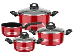 Online GSW Kochtopf Set Milano Color 4 Teilig Rot