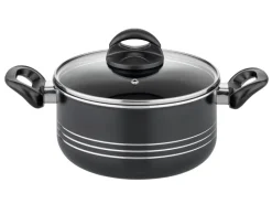 GSW Kochtopf Set Milano Nero 16 Teillig< Pfannen