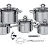 GSW Pfannen<Kochtopf Set Silver Star 11 Teilig