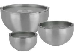 GSW Thermoschüssel Set 6 Teile mit Kunststoffdeckel< Pfannen