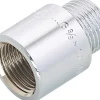 Sale Hahnverlängerung 14,9 mm (Rp 3/8) x 16,7 mm (R 3/8) Messing Verchromt 20 mm