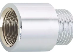 Sale Hahnverlängerung 14,9 mm (Rp 3/8) x 16,7 mm (R 3/8) Messing Verchromt 20 mm