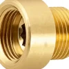 Clearance Hahnverlängerung 18,6 mm (Rp 1/2) x 21 mm (R 1/2) Messing 10 mm