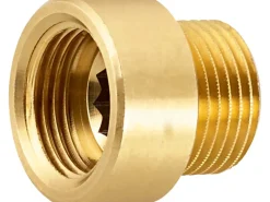 Clearance Hahnverlängerung 18,6 mm (Rp 1/2) x 21 mm (R 1/2) Messing 10 mm