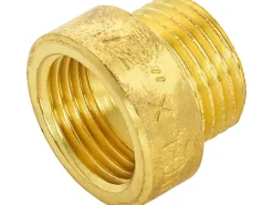 Clearance Hahnverlängerung 18,6 mm (Rp 1/2) x 21 mm (R 1/2) Messing 10 mm