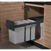 Outlet Hailo Einbau-Mülleimer EB-X Trio 28 l