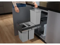Hailo Einbau-Mülleimer EB-X Trio 30 l< Einbauküchen