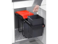 New Hailo Einbau-Mülleimer Multi Box 2 x 14 l
