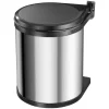 Hailo Mülleimer Compact Box 15 l Edelstahl< Einbauküchen|Küchenschränke