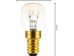 Herde<Halogen-Backofenlampe E14 Kapsel 15 W 50 lm Ø 2,2 cm x 5 cm