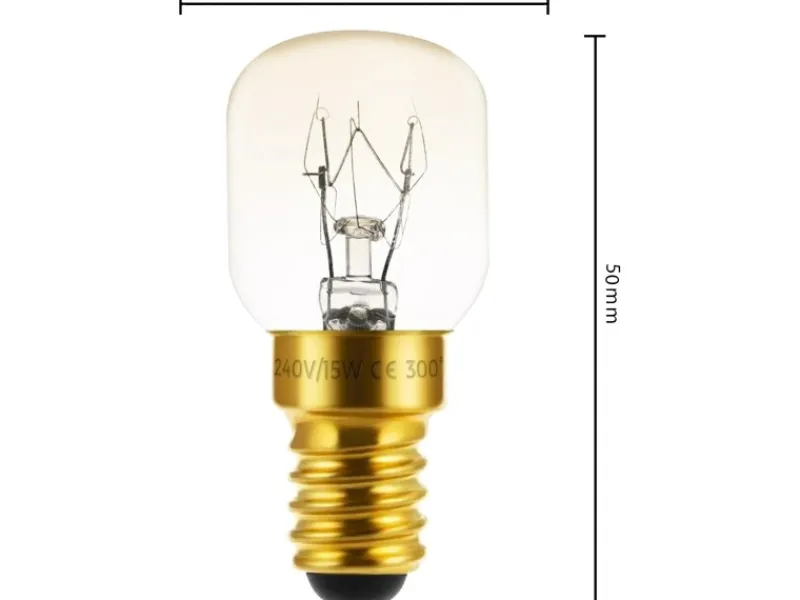 Herde<Halogen-Backofenlampe E14 Kapsel 15 W 50 lm Ø 2,2 cm x 5 cm