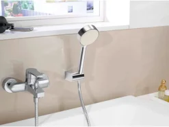 Hansa Einhebelmischer<Einhand Wannenbatterie TWIST in Chrom