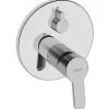 Hansa Einhebelmischer<Einhand-Wannen-Funktionseinheit PRIMO Rosette rund in Chrom