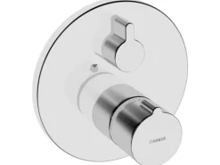 Hansa Einhebelmischer<Thermostat-Wannen-Funktionseinheit MIX Rosette rund in Chrom