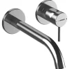 Hansa Waschtisch-Einhand-Wandbatterie 22,5 cm PUBLIC in Chrom< Einhebelmischer