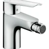 Hansgrohe Einhebel-Bidetmischer Logis E mit Zugstangen-Ablaufgarnitur Chrom< Einhebelmischer
