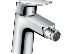 Hansgrohe Einhebelmischer<Einhebel-Bidetmischer Logis 70 mm mit Zugstangen-Ablaufgarnitur Chrom