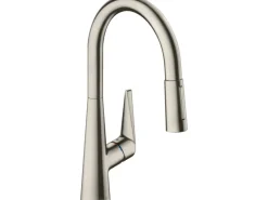 Sale Hansgrohe Einhebel-Küchenarmatur Talis S 200 mit Ausziehbrause Finish Edelstahl