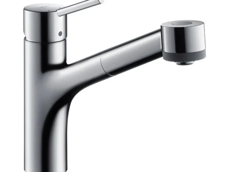 Hansgrohe Einhebel-Küchenarmatur Talis S mit Ausziehbrause Chrom< Einhebelmischer