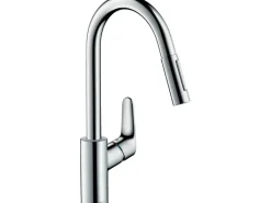 Outlet Hansgrohe Einhebel-Küchenmischer mit Ausziehbrause M4116-H240 Chrom