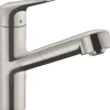 Discount Hansgrohe Einhebel-Küchenmischer mit Ausziehauslauf M427-H150 Edelstahl Finish