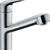 Hansgrohe Einhebelmischer|Töpfe<Einhebel-Küchenmischer mit Ausziehauslauf M427-H150 Chrom