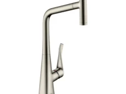 Discount Hansgrohe Einhebel-Küchenmischer Metris 320 mit Ausziehbrause Edelstahl Finish