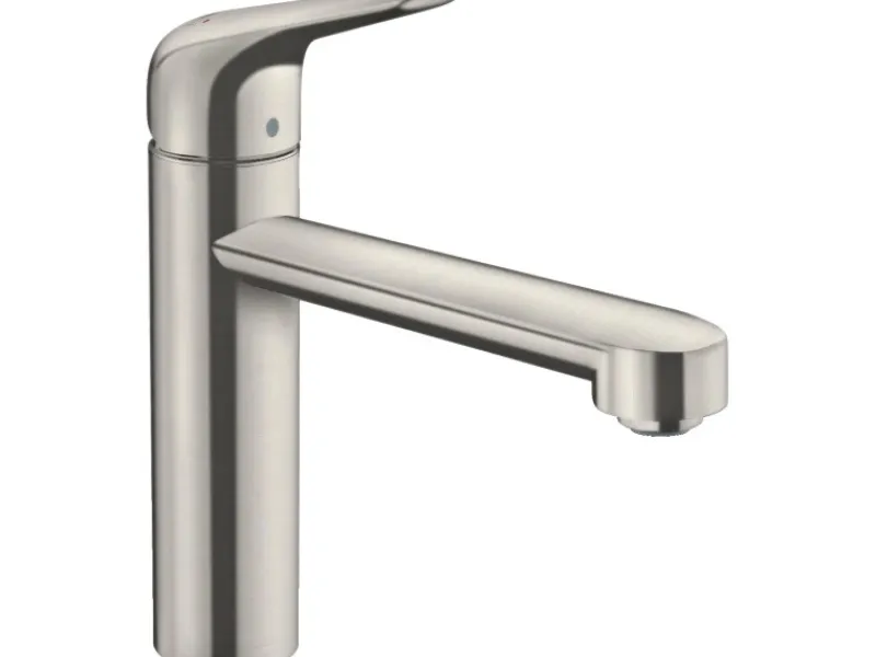 Hansgrohe Einhebelmischer<Einhebel-Küchenmischer M421-H120 Edelstahl Finish