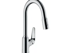 Hansgrohe Einhebel-Küchenmischer mit Ausziehbrause M4216-H220 Chrom< Einhebelmischer