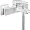 Hansgrohe Einhebel-Wannenarmatur Metropol Aufputz mit Hebelgriff Chrom< Einhebelmischer