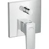 Hansgrohe Einhebelmischer<Einhebel-Wannenarmatur Metropol Unterputz mit Hebelgriff Chrom