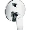 Hansgrohe Einhebelmischer<Einhebel-Wannenmischer Metris Unterputz Chrom